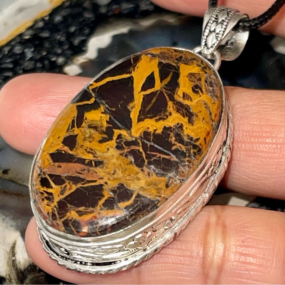 Brecciated Jasper Pendant 2 1/4”